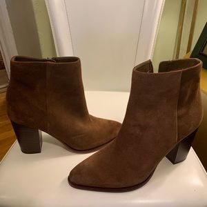 Brown Suede Boots by Sam Edelman
